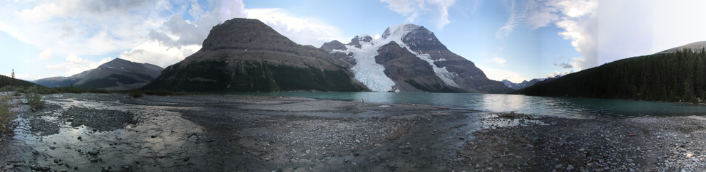 Berg Lake below Mount Robson