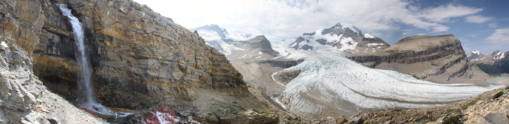 Waterfall Near Mount Robson